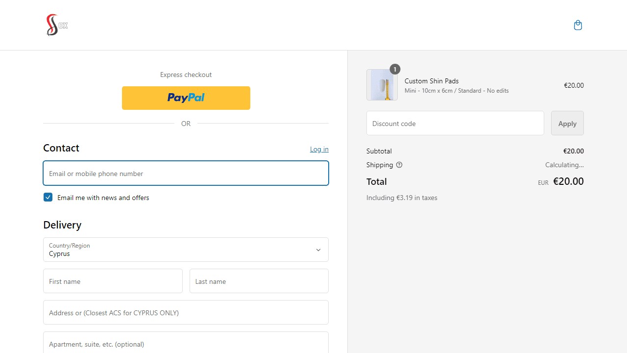 How to apply Sdsox coupon code